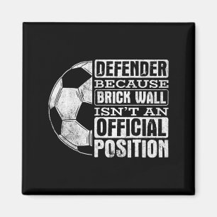 Defender Brick Wall Position Sports Footll Ll Socc Magnet