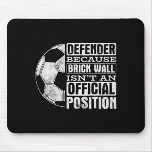 Defender Brick Wall Position Sports Footll Ll Socc Mouse Mat