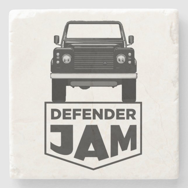 DEFENDER JAM STONE COASTER (Front)