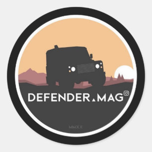 DEFENDER MAG CLASSIC ROUND STICKER