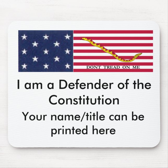 Defender of the Constitution mouse pad #2 (Front)