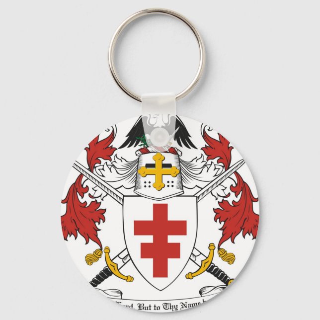 DEFENDER OF THE FAITH  KNIGHTS TEMPLAR EMBLEM KEY RING (Front)