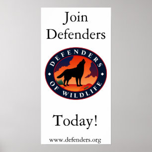 Defenders of Wildlife Poster