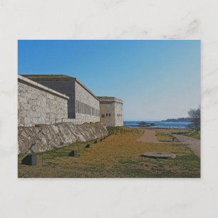 "Defending New London"- Fort Trumbull, New London, Postcard