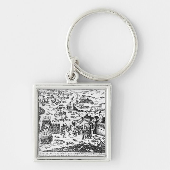 Defenestration of Prague, 1618 Key Ring (Front)