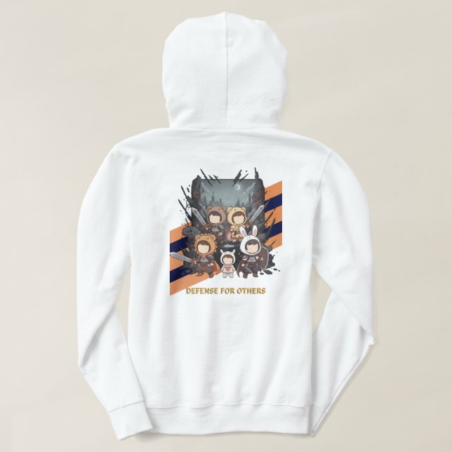 Defense for Others - Little Guardians Hoodie (Design Back)