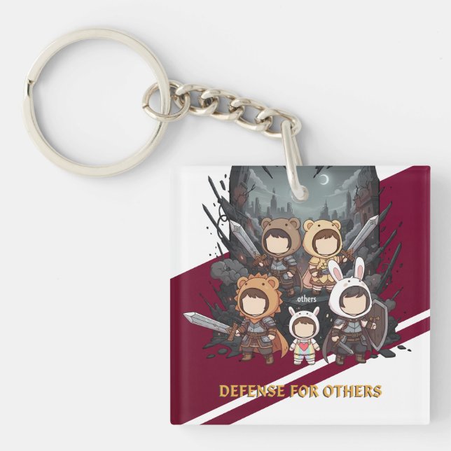 Defense for Others - Little Guardians Key Ring (Front)