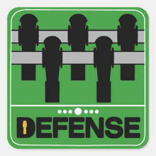 DEFENSE SQUARE STICKER