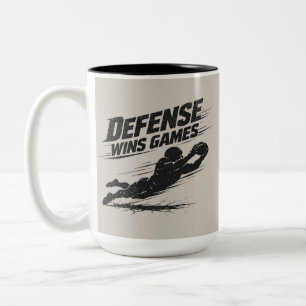 Defense Wins Games Two-Tone Coffee Mug
