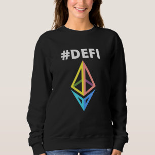 Defi 3d Vitalik Ethereum Decentralized Finance Bit Sweatshirt