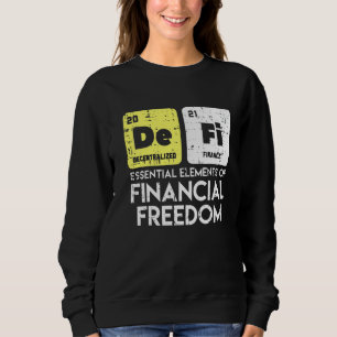 Defi Decentralised Finance Financial Freedom Crypt Sweatshirt