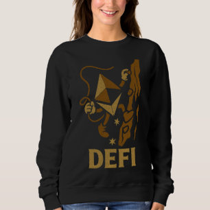 DeFi Ethereum Climbing Decentralised Web3 Warriors Sweatshirt