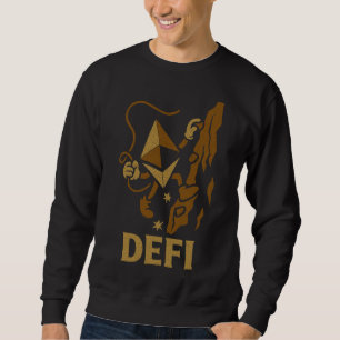 DeFi Ethereum Climbing Decentralised Web3 Warriors Sweatshirt