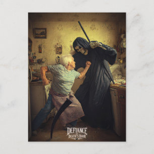 Defiance At Death's Door - Joi Postcard