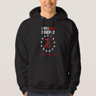 Defiant Patriot Conservative Medical Freedom 1 Hoodie