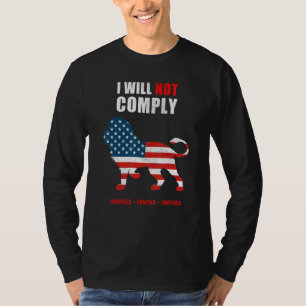 Defiant Patriot Conservative Medical Freedom 2 T-Shirt