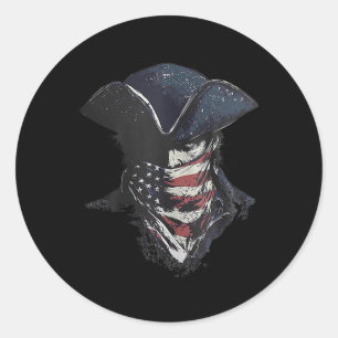 Defiant Since 1776 1  Classic Round Sticker