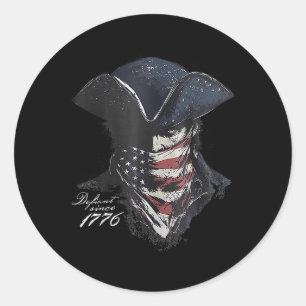 Defiant Since 1776 Classic Round Sticker