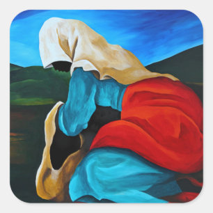 Defilee la folle 2008 square sticker