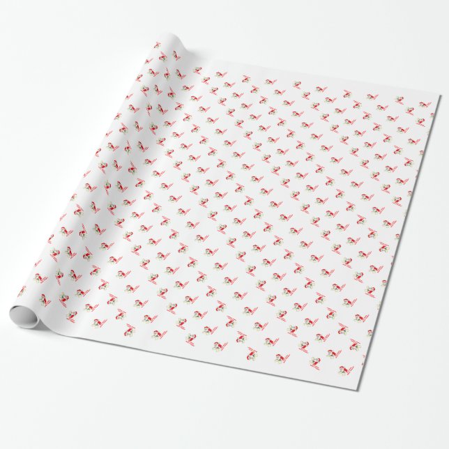 Define Naughty  Wrapping Paper (Unrolled)