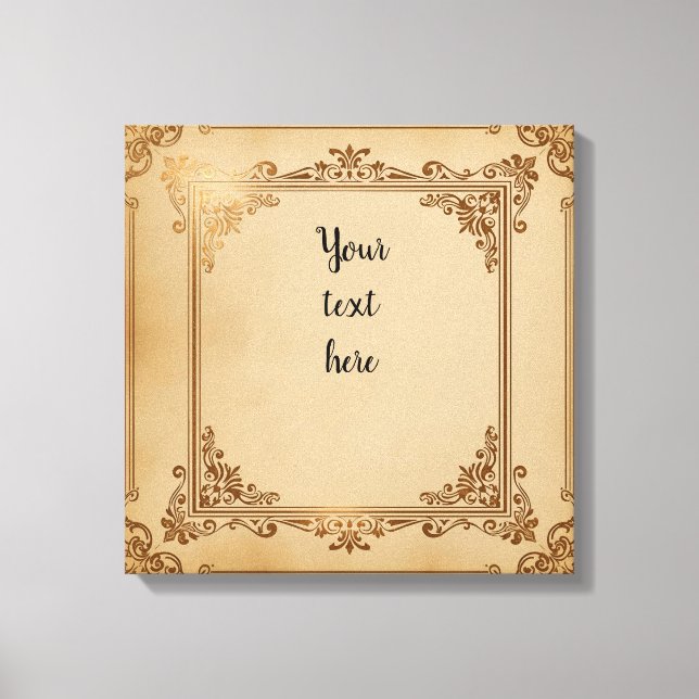 “Define Your Legacy” – Custom Motivational Office  Canvas Print (Front)