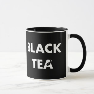 Define Your Tastes: Black Coffee Black Tea Mug
