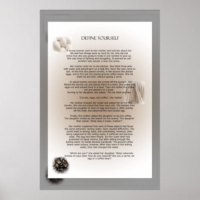 Define Yourself Poster (Front)