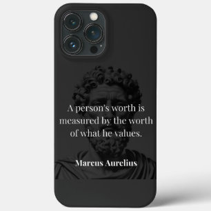 Defining Worth: Marcus Aurelius on Values iPhone 13 Pro Max Case