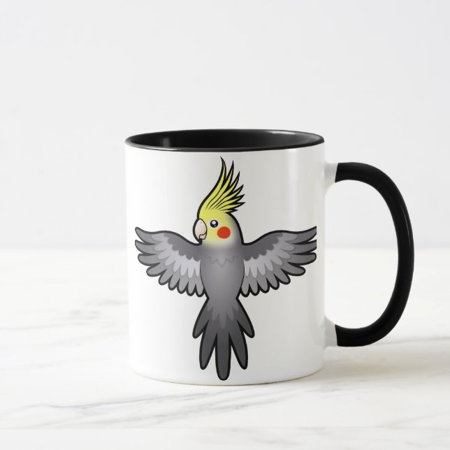 Definitely a Bird Person (cockatiel) Mug (Right)