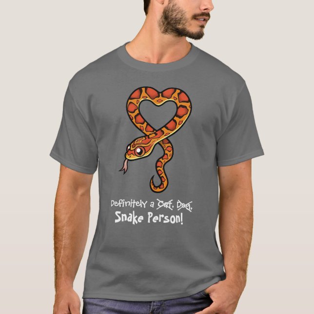 Definitely a Snake Person T-Shirt (Front)