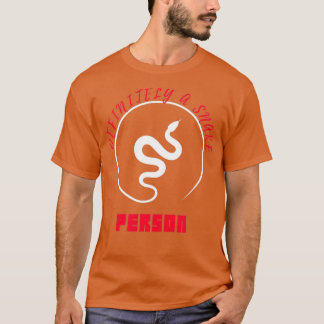 Definitely a snake person White Snake Snake Art T  T-Shirt