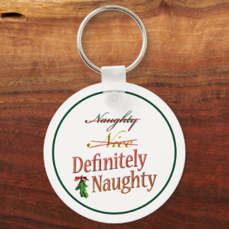 Definitely Naughty Key Ring