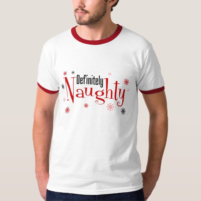 Definitely Naughty T-Shirt (Front)
