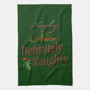Definitely Naughty Tea Towel
