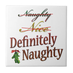 Definitely Naughty Tile