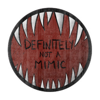Definitely NOT a Mimic D&D Gaming Gifts Cutting Board