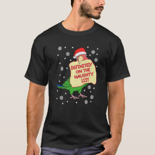 Definitely On Naughty List I Rosy faced Green Love T-Shirt