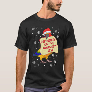 Definitely On Naughty List Parrot I Sun Conure T-Shirt