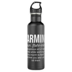 Definition agriculture fun farmer 710 ml water bottle
