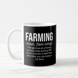 Definition Agriculture Fun Farmer Coffee Mug