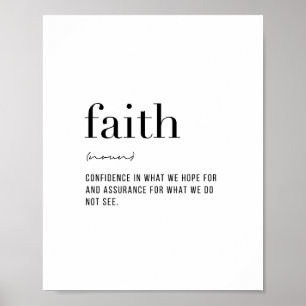 Definition Faith Poster