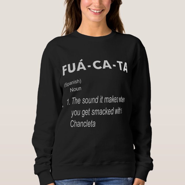 Definition Fuacata Noun Sweatshirt (Front)