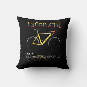 Definition Funny Cycling Addict Gift for Cushion