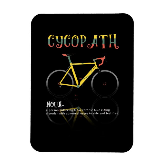 Definition Funny Cycling Addict Gift for Magnet (Vertical)