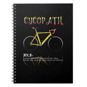 Definition Funny Cycling Addict Gift for Notebook