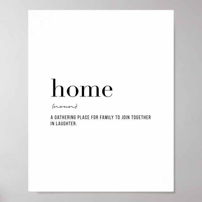 Definition Home Poster (Front)