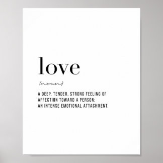 Definition Love Poster