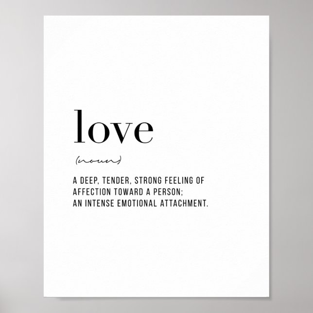 Definition Love Poster (Front)