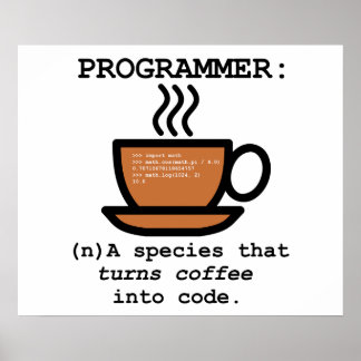 Definition of a Computer Programmer - Geek Poster