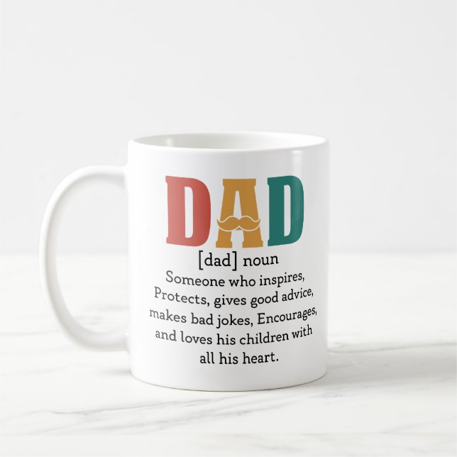 Definition of a Dad Coffee Mug (Left)